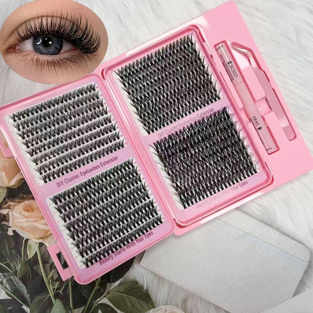 Eyelash Extension Natural Look - Nowe Grube Długie Sztuczne Rzęsy Naturalny