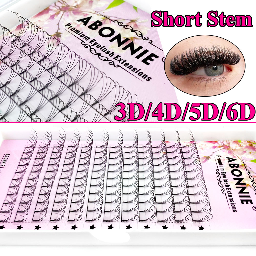 Abonnie 6D Wąskie Kępki Gotowe – Eyelash Extension For Asian Eyes recenzja i cena