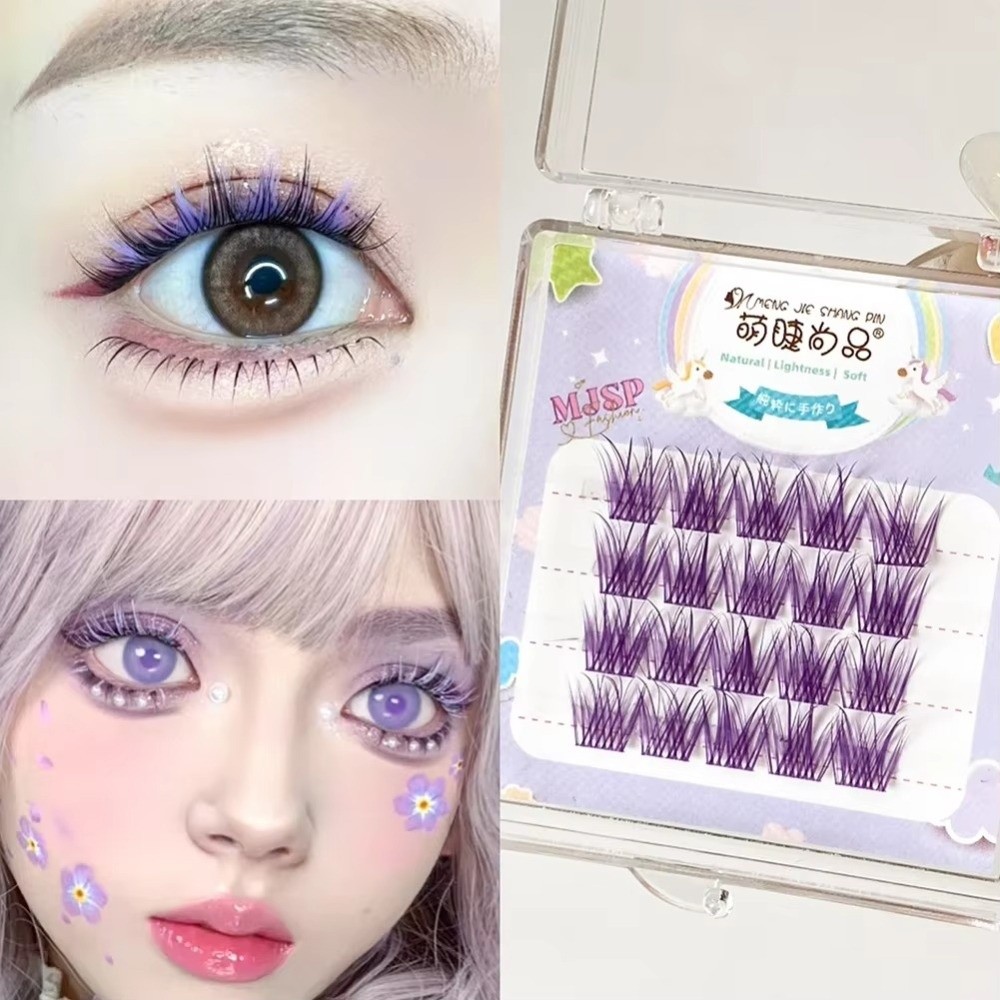 Kolorowe sztuczne rzęsy o natu – Eyelash Extension Look recenzja i cena