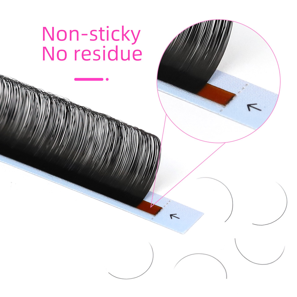 RUJADE 5 przypadków/partia szt – Eyelash Extension For Asian Eyes recenzja i cena